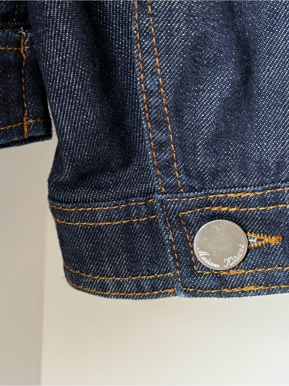 Maison Kitsuné DENIM ARIANNA OVERSIZED JACKET Size S - Picture 6 of 6